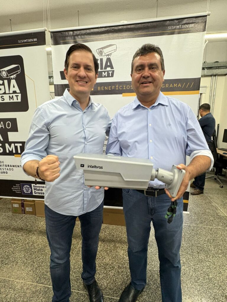 PRIMAVERA DO LESTE ADERE AO VIGIA MAIS MT E GARANTE 44 CÂMERAS COM RECONHECIMENTO FACIAL PARA REFORÇAR A SEGURANÇA