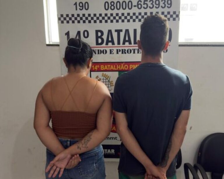 PATRULHA RURAL PRENDE CASAL FORAGIDO DA JUSTIÇA POR TRÁFICO DE DROGAS EM PROPRIEDADE RURAL DE PRIMAVERA DO LESTE